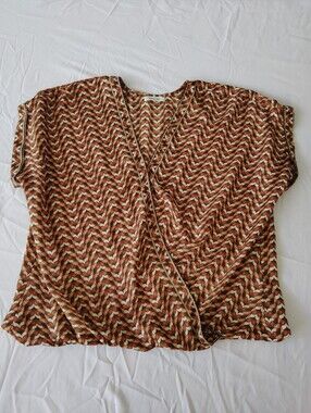 Max Studios Owl Print Blouse
